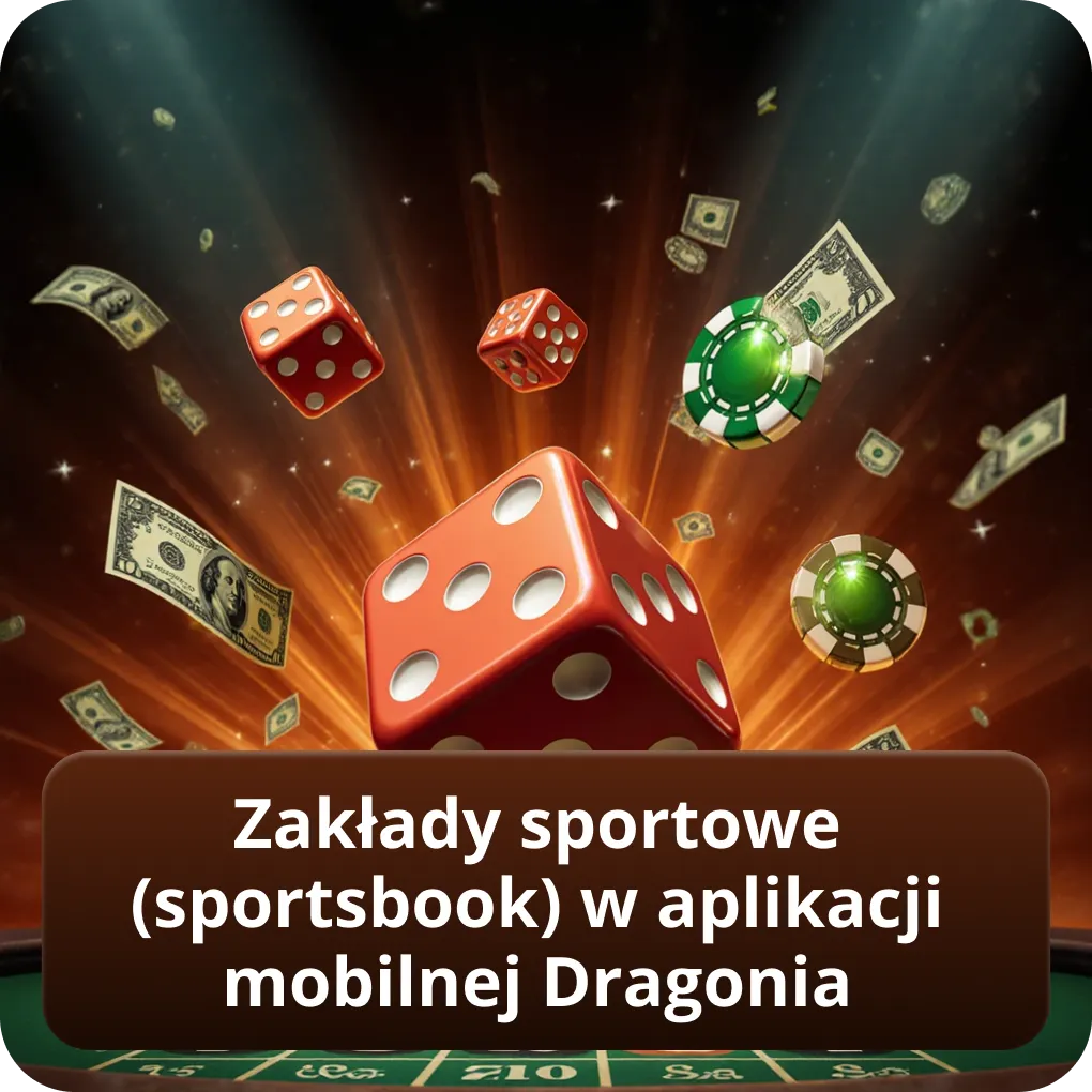 Zakłady sportowe (sportsbook) w aplikacji mobilnej Dragonia